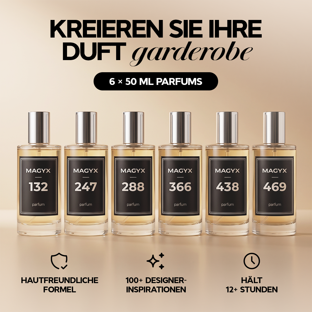 6X 50ml Parfümflaschen – Magic Perfume