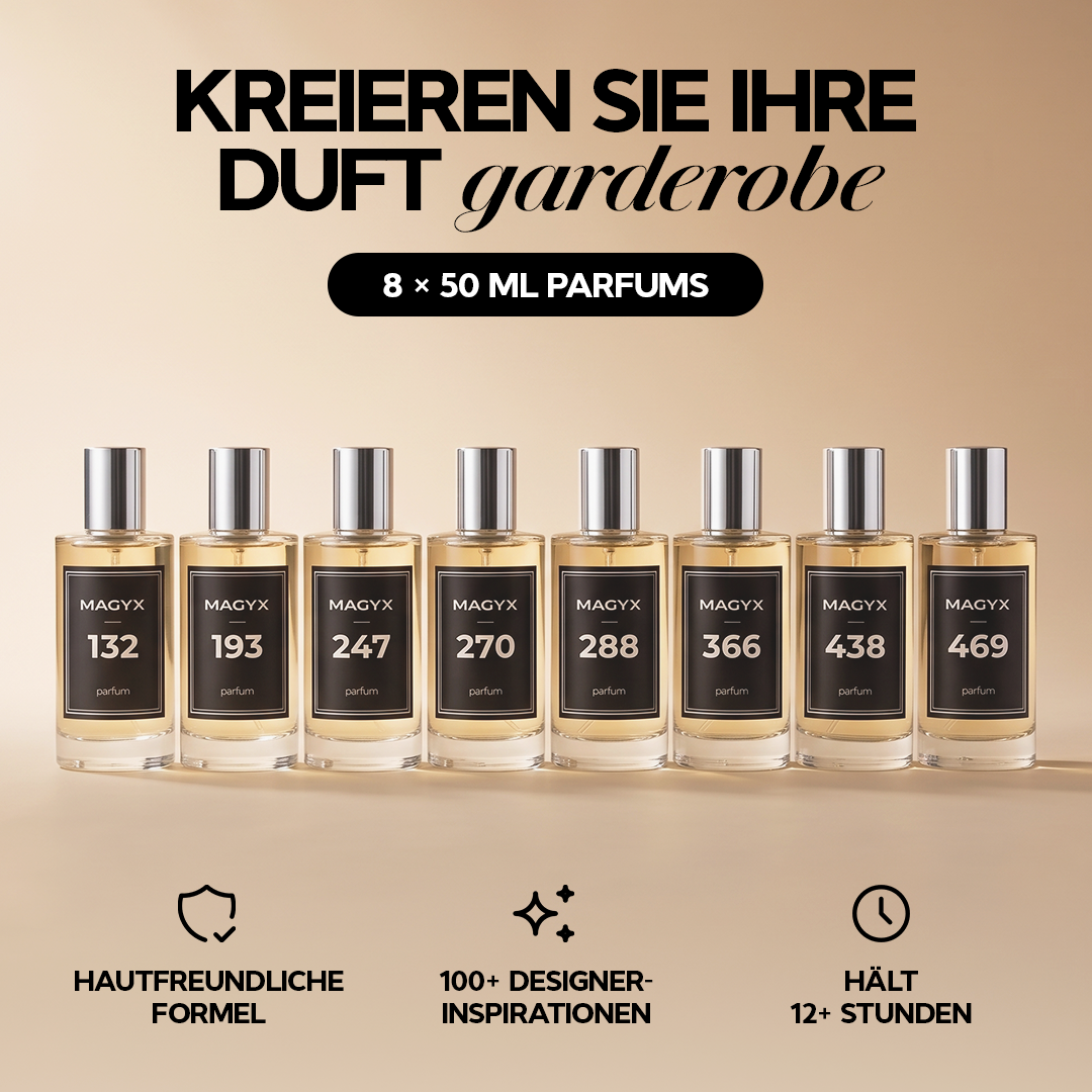 8X 50ml Parfümflaschen