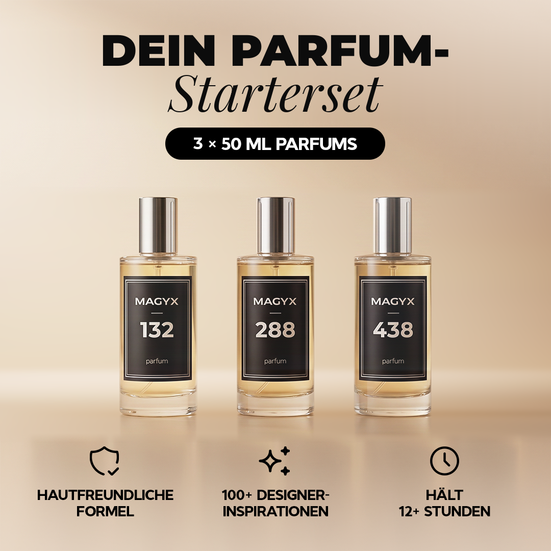 3 X 50ml Parfum-Starterset