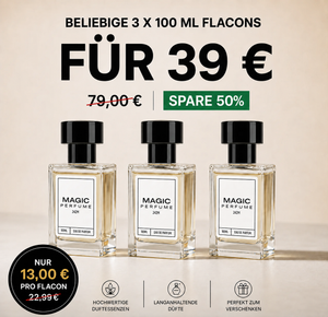 3X 100ml Parfümflaschen