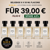 6X 50ml Parfümflaschen