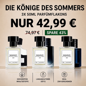 Die Könige des Sommers – 3X 50ml Parfümflakons