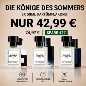 Die Könige des Sommers – 3X 50ml Parfümflakons