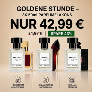 Goldene Stunde – 3X 50ml Parfümflakons