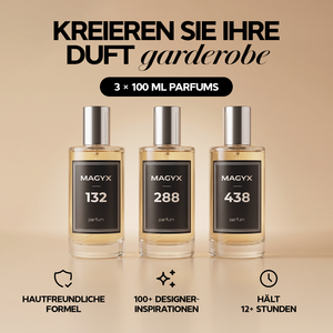 3X 100ml Parfümflaschen