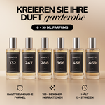 6 X 50ml Duftgarderobe