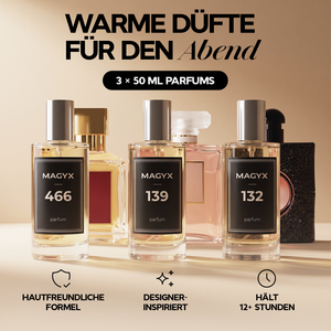 Goldene Stunde – 3X 50ml Parfümflakons