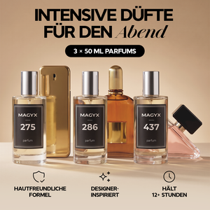 Intensive Abende – 3X 50ml Parfümflakons