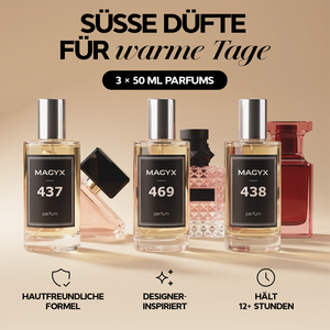 Sommersüße – 3X 50ml Parfümflakons