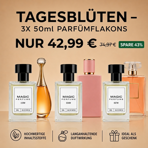 Tagesblüten – 3X 50ml Parfümflakons