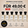 6 X 50ml Parfümflaschen